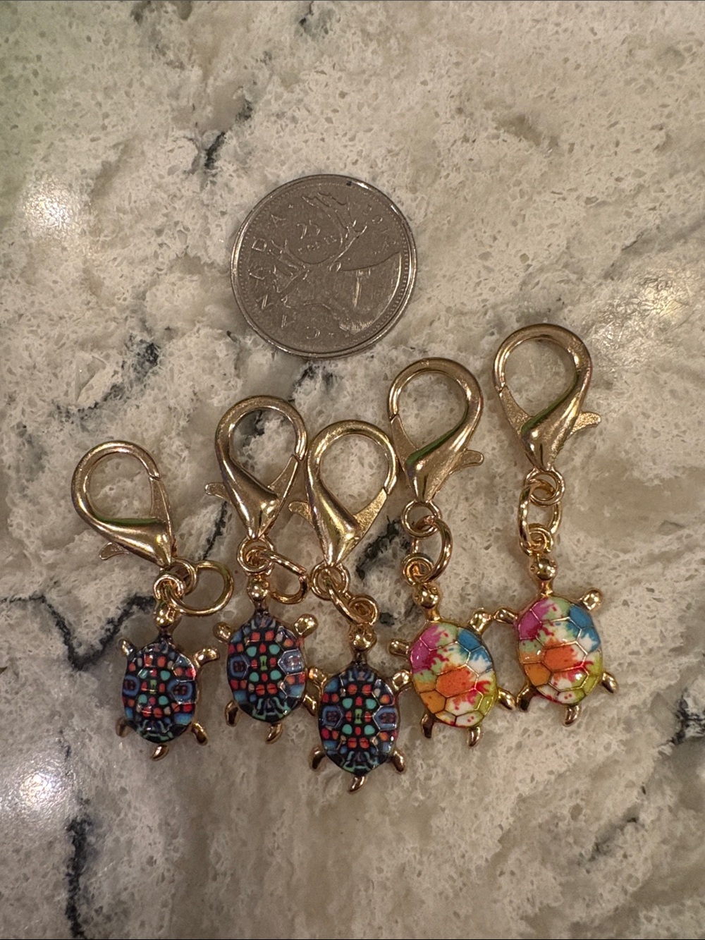 Turtle key charm/zipper charm/bag charm